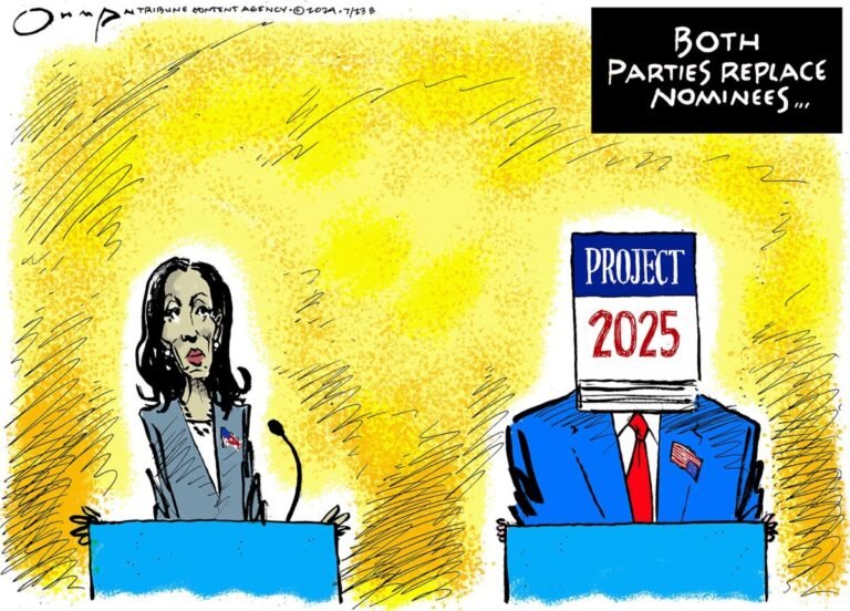 The Best Political Cartoons on the 2024 Presidential Election