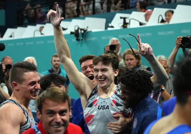 How Stephen Nedoroscik delivered on pommel horse to seal US gymnastics’ Olympic bronze