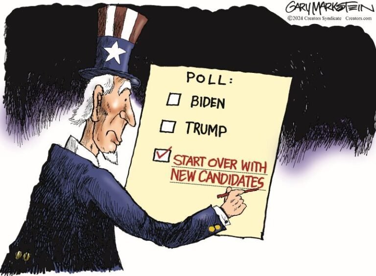 The Best Political Cartoons on the 2024 Presidential Election