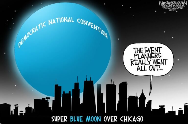 Democratic National Convention, Kamala Harris and Donald Trump: The Week in Cartoons Aug. 19-23