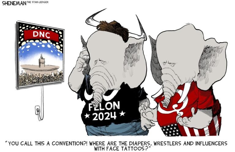 The Best Political Cartoons on the 2024 Presidential Election