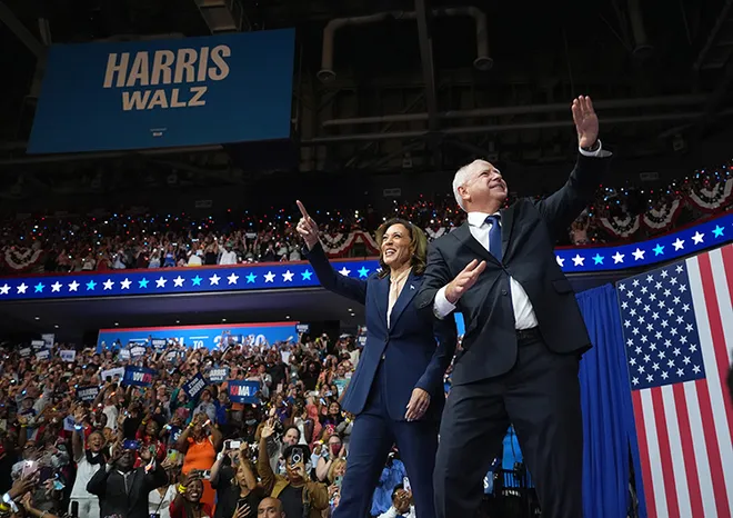 Tim Walz debuts as Kamala Harris’ VP pick at raucous Philly rally: Recap