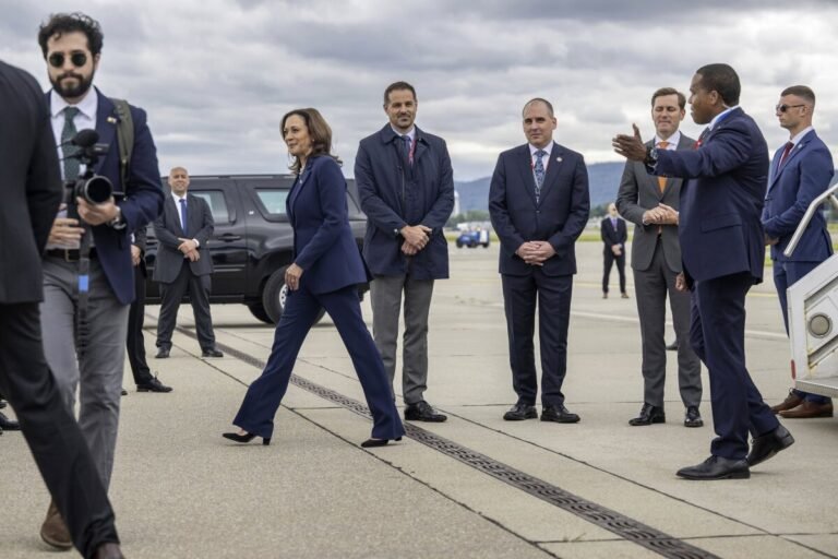 June 15, 2024 | Vice President Kamala Harris arrives at Zurich Airport in Switzerland to meet world leaders on the topic of Ukraine.