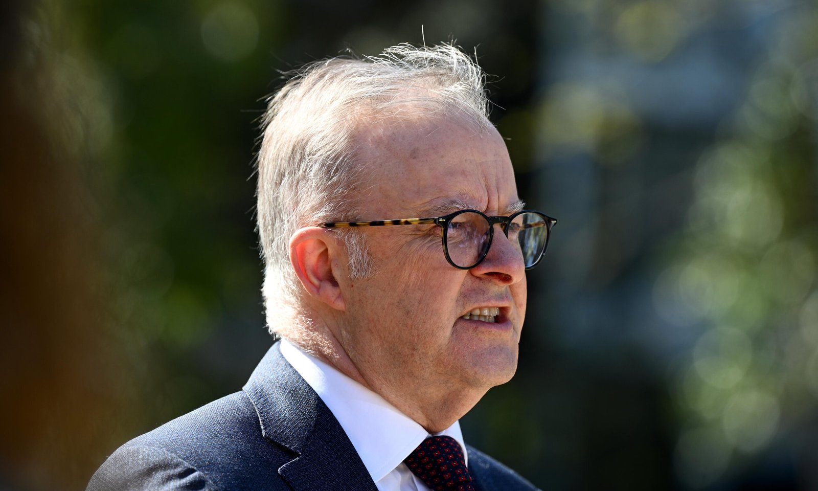 Anthony Albanese has left open the possibility of a double-dissolution election over stalled legislation, urging the Coalition and Greens to pass housing and environmental bills in the Senate. Photograph: Dan Himbrechts/AAP